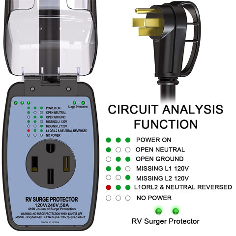 50 amp RV Surge Protector