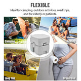 5 Gallon Portable Flush Toilet is flexible