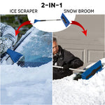 Telescoping Snow Broom And Ice Scraper (2-Pack)