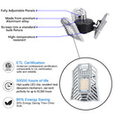 60W Deformable Garage LED Light-4