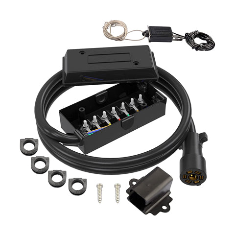 7 Way 8 Feet Plug Trailer Cord Kit