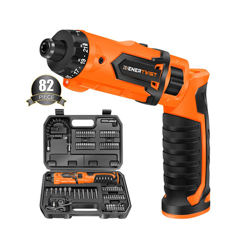 8V Cordless Screwdriver with Accessory Kit