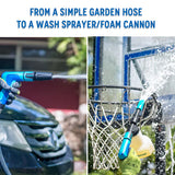 Turn your simple garden hose to a wash sprayer/foam cannon