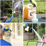 Take on different cleaning jobs with the AJ-SPXN 2-in-1 Hose-Powered Adjustable Foam Cannon Spray Gun Blaster with Spray Wash