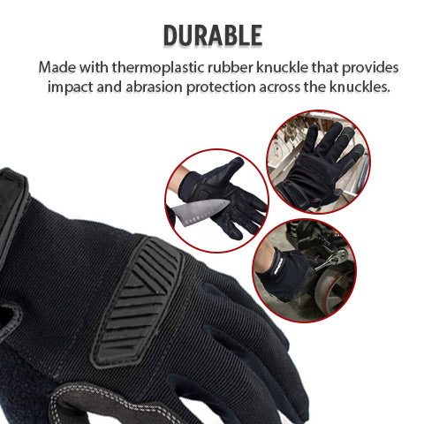 Work Gloves made with Thermoplastic Knuckles