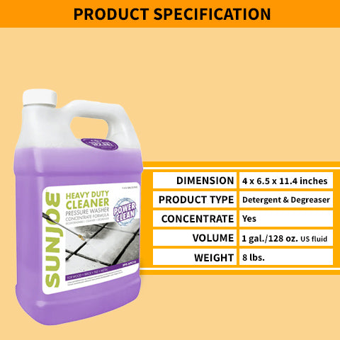 pressure washer detergent
