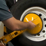 Anti-theft Adjustable Wheel Lock Clamp