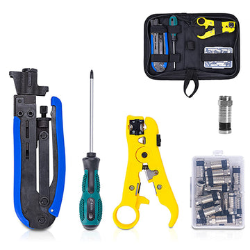 Coax Cable Crimper Kit