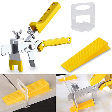 Tile Leveling System with Tile Pliers