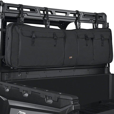 UTV Double Carrier Bag attached to UTV