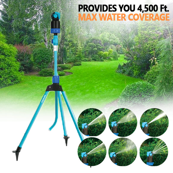 Telescoping Lawn And Garden Sprinkler Tripod