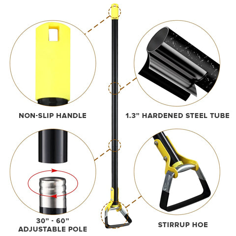 Adjustable Scuffle Hoe