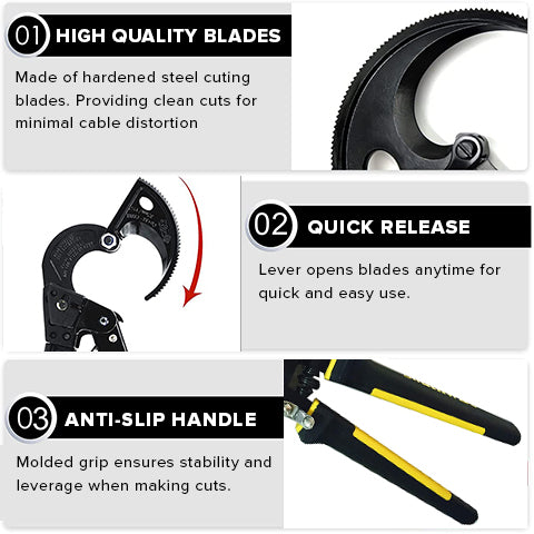 Ratcheting Cable Cutters