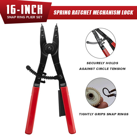 16-inch Snap Ring Plier Set