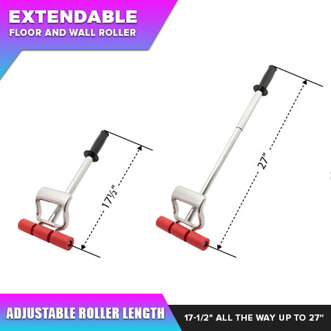 Extendable Floor and Wall Roller