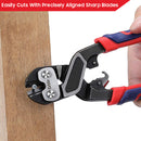 Easily cut using the 8-inch Mini Bolt Cutter