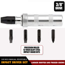 3/8-Inch Drive Manual Reversible Impact Driver Set-5