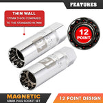 Magnetic Spark Plug Socket Set