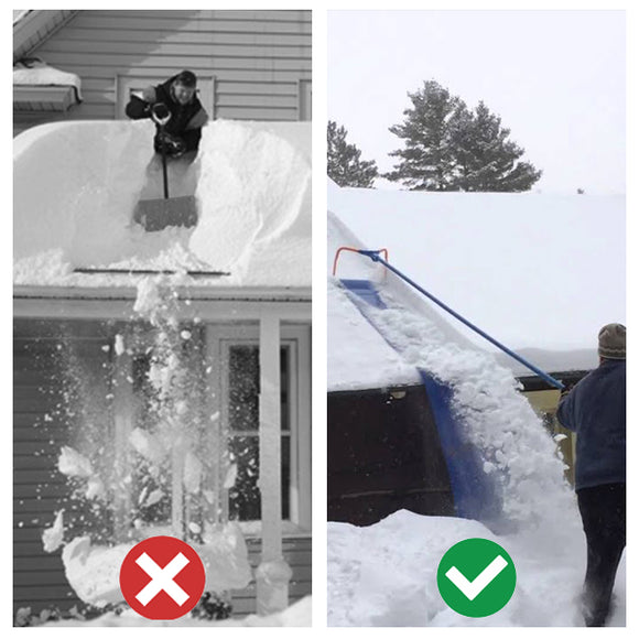20Ft. Telescoping Snow Roof Rake