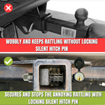 Locking Silent Hitch Pin