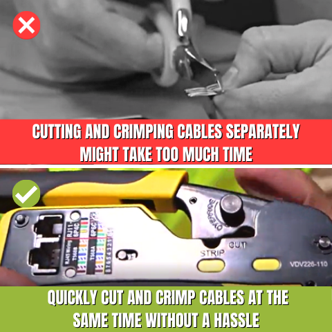Pass Thru Modular Crimper
