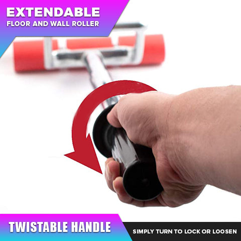 Extendable Floor and Wall Roller