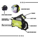 1400W Electric Hand-Carry Pressure Washer Complete Set-4