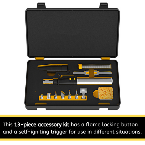 Cordless Butane Soldering Iron Kit