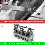 Cylinder Head Service Tool Kit before and after
