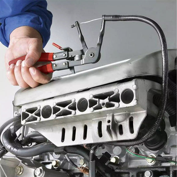 Hose Clamp Plier Set being used