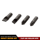 3/8-Inch Drive Manual Reversible Impact Driver Set-4