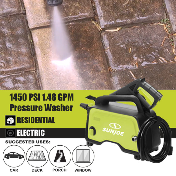 1400W Electric Hand-Carry Pressure Washer Complete Set