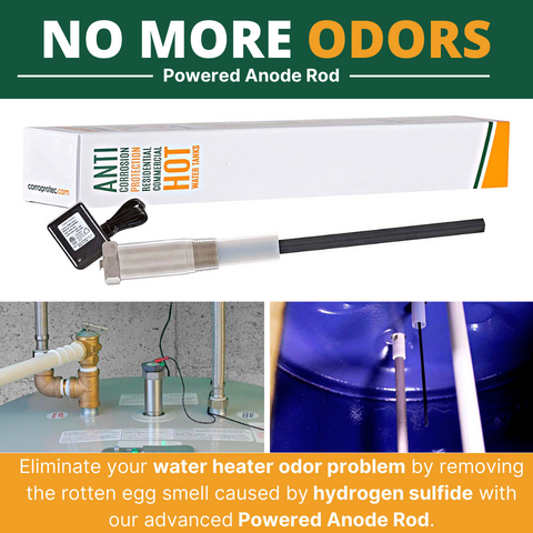 Powered Anode Rod for Water Heater
