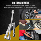 4-Way Foldable Cross Wrench