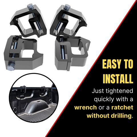 4 PCS Truck Mounting Clamps