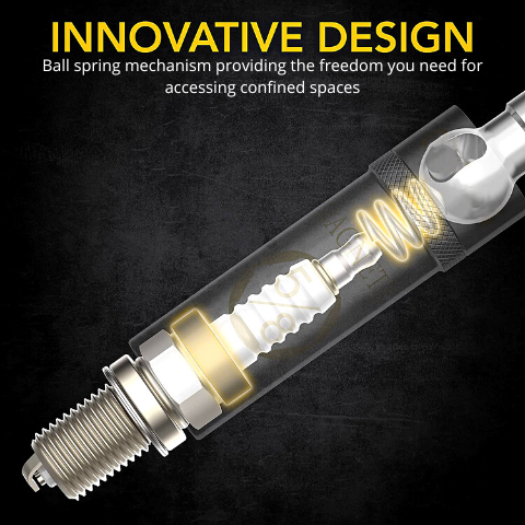 Magnetic Spark Plug Swivel Socket