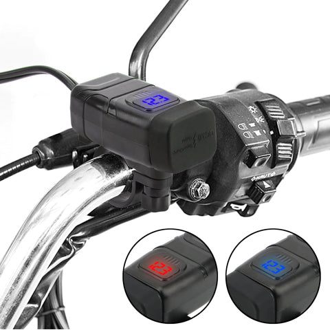 SAE to USB Charger blue and red variants