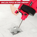 18V Cordless Drain Snake Auger Drill-7