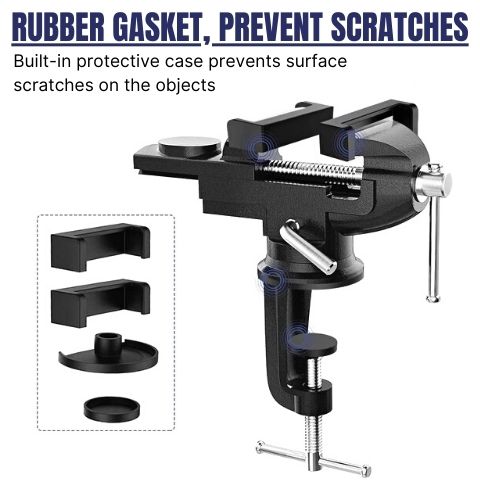 Universal Workbench Drill Vise Clamp