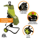 CJ601E Electric Wood Chipper-6