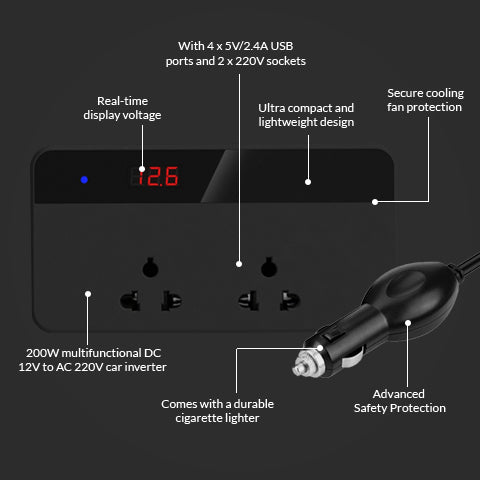 Multi-charger Power Inverter
