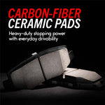 Carbon Fiber Ceramic Rear Brake Pads