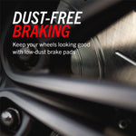Dust-free braking