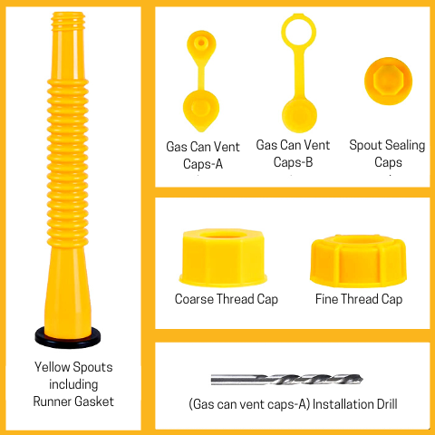 Gas Can Spout Replacement Kit