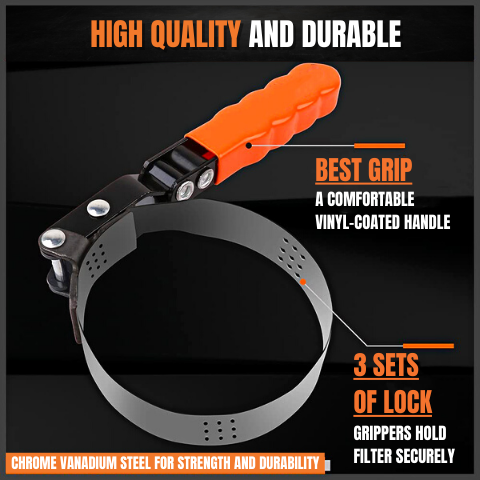 5 PCS Heavy Duty Oil Filter Wrench