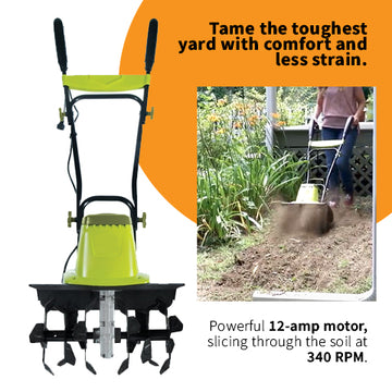 Electric Garden Tiller - 0