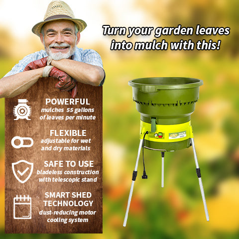 SJD616 Electric Mulcher and Leaf Shredder