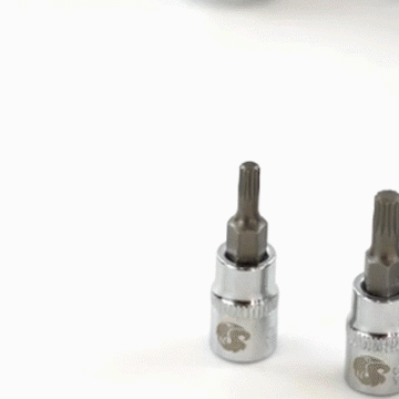 Triple Square Spline Bit Socket Set - 0