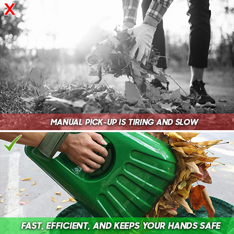 Manual Raking Vs. Fast and Efficient Scooping