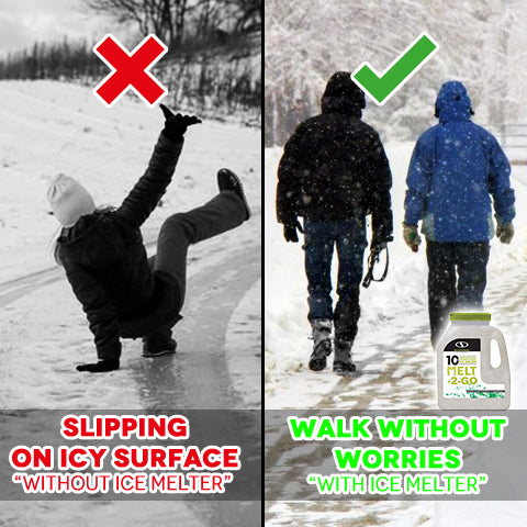 Without an Ice Melter VS With an Ice Melter 